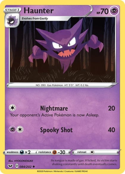 Haunter, SWSH01: Sword & Shield Base Set 084/202