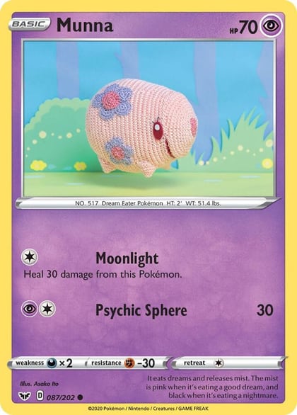 Munna, SWSH01: Sword & Shield Base Set 087/202