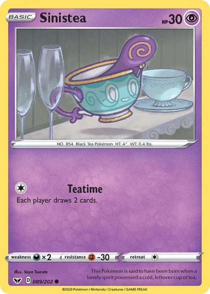 Sinistea, SWSH01: Sword & Shield Base Set 089/202