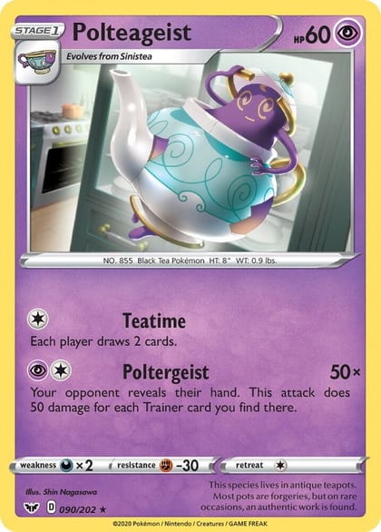 Polteageist, SWSH01: Sword & Shield Base Set 090/202