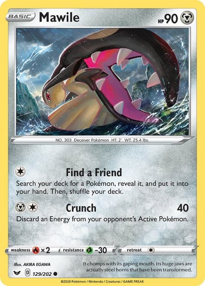 Mawile, SWSH01: Sword & Shield Base Set 129/202