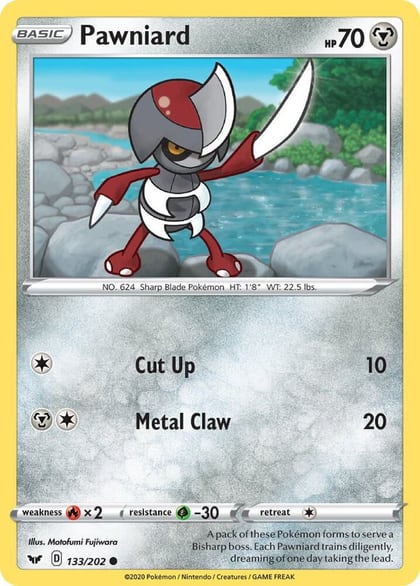 Pawniard, SWSH01: Sword & Shield Base Set 133/202