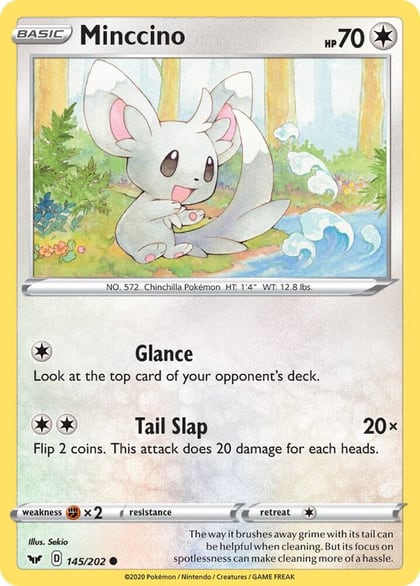 Minccino (145), SWSH01: Sword & Shield Base Set 145/202