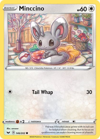 Minccino (146), SWSH01: Sword & Shield Base Set 146/202