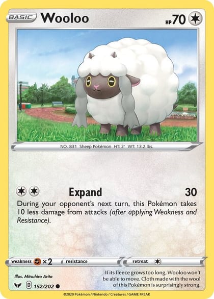 Wooloo (152), SWSH01: Sword & Shield Base Set 152/202