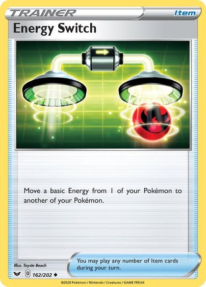 Energy Switch, SWSH01: Sword & Shield Base Set 162/202
