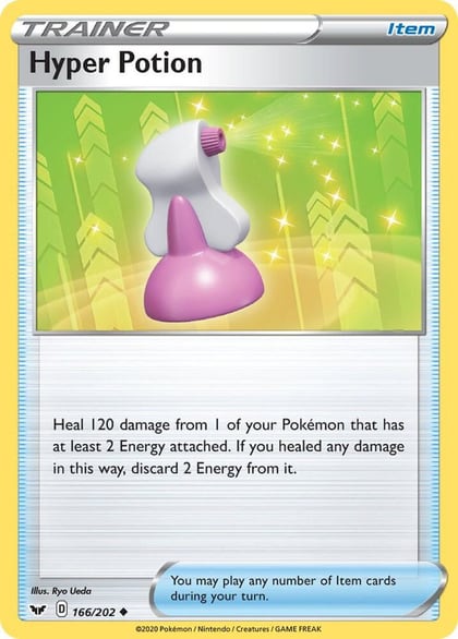 Hyper Potion, SWSH01: Sword & Shield Base Set 166/202