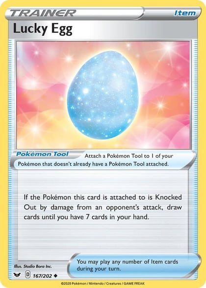 Lucky Egg, SWSH01: Sword & Shield Base Set 167/202
