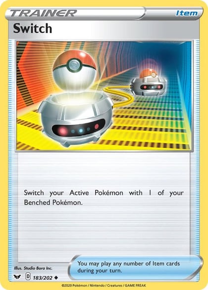 Switch, SWSH01: Sword & Shield Base Set 183/202
