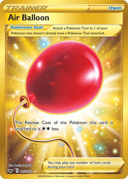 Air Balloon (Secret), SWSH01: Sword & Shield Base Set 213/202
