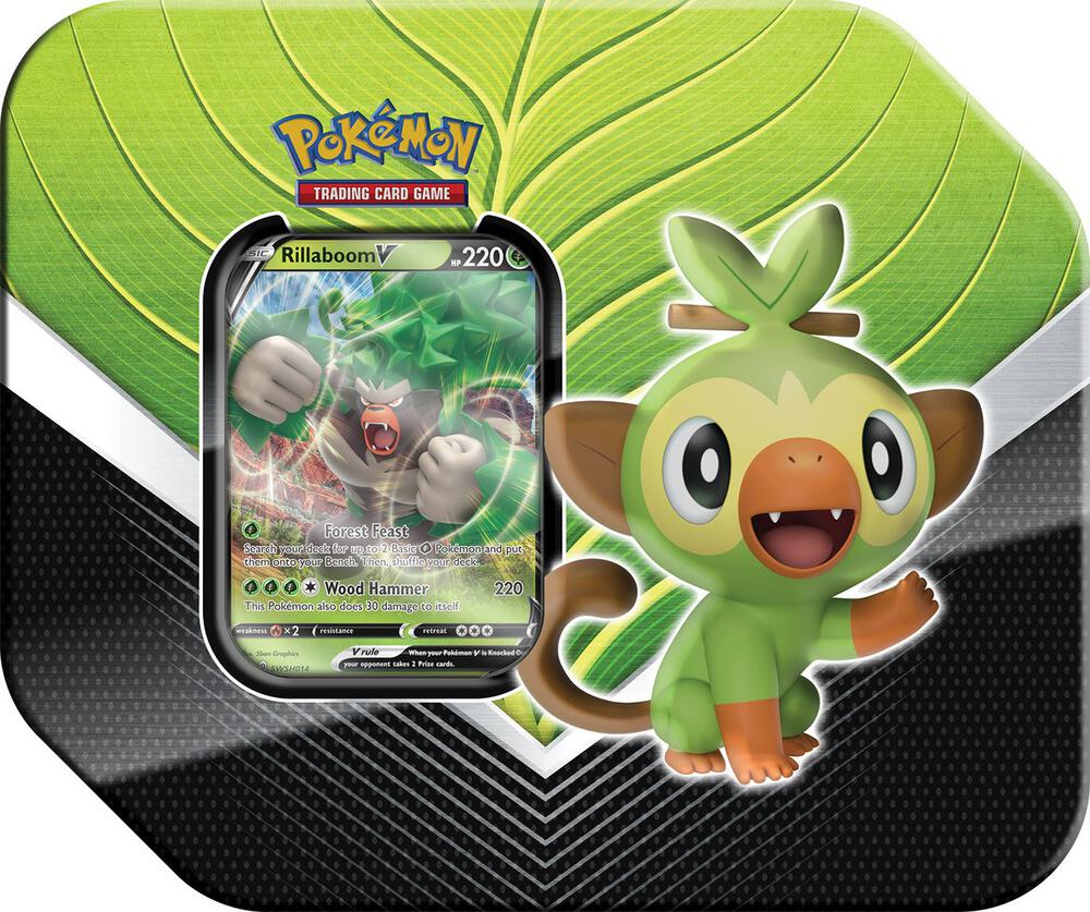 Galar Partners Tin [Rillaboom V], SWSH01: Sword & Shield Base Set P206422