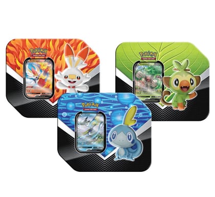 Galar Partners Tin [Set of 3], SWSH01: Sword & Shield Base Set P206423