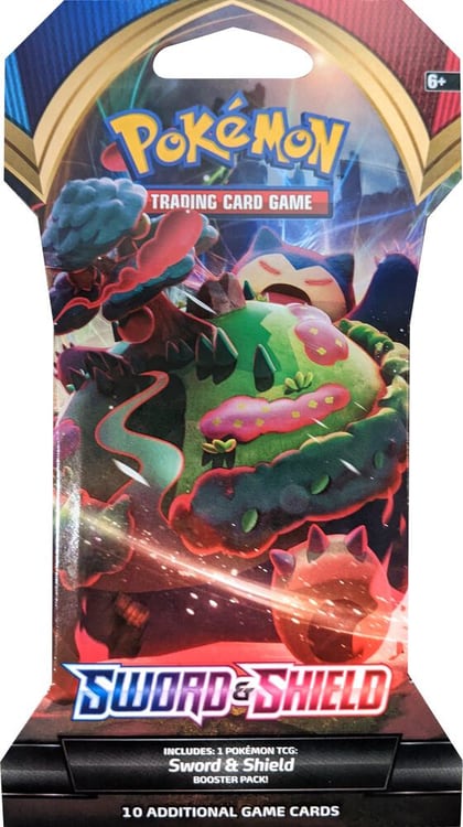 Sword and Shield Base Set Sleeved Booster Pack, SWSH01: Sword & Shield Base Set P263544