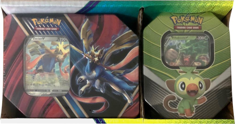 Legends of Galar Tin + Galar Partners Tin 2-pack [Zacian V/Rillaboom V] (Retail Exclusive), SWSH01: Sword & Shield Base Set P287500