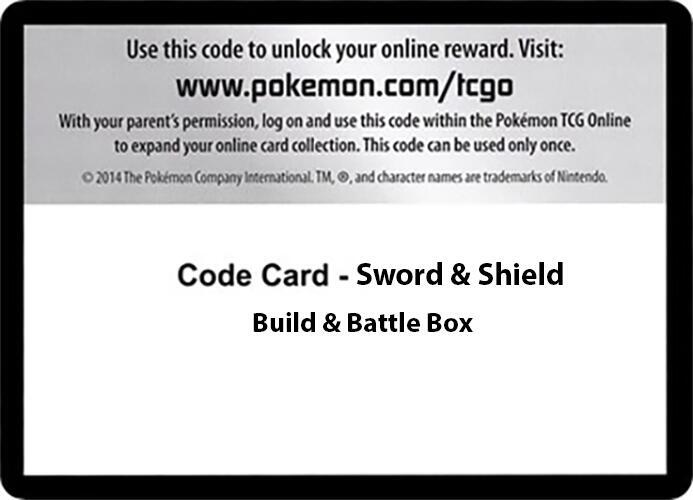 Code Card - Sword & Shield Build & Battle Box, SWSH01: Sword & Shield Base Set P588127