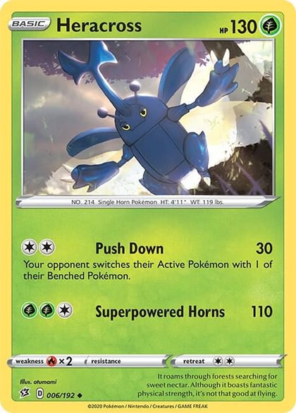 Heracross, SWSH02: Rebel Clash 006/192