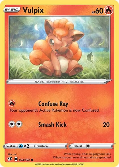 Vulpix, SWSH02: Rebel Clash 024/192