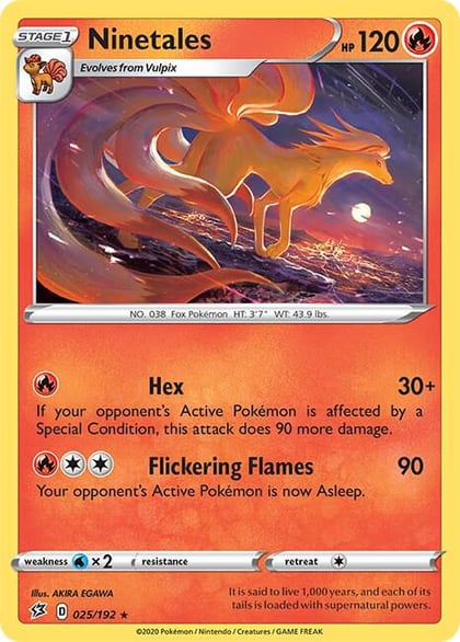 Ninetales, SWSH02: Rebel Clash 025/192