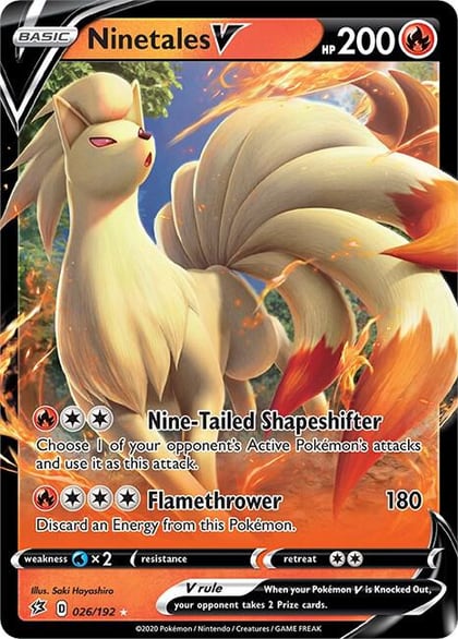 Ninetales V, SWSH02: Rebel Clash 026/192