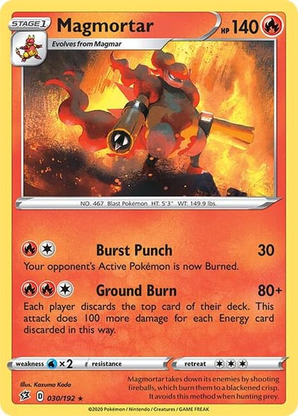 Magmortar, SWSH02: Rebel Clash 030/192