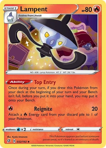 Lampent, SWSH02: Rebel Clash 032/192