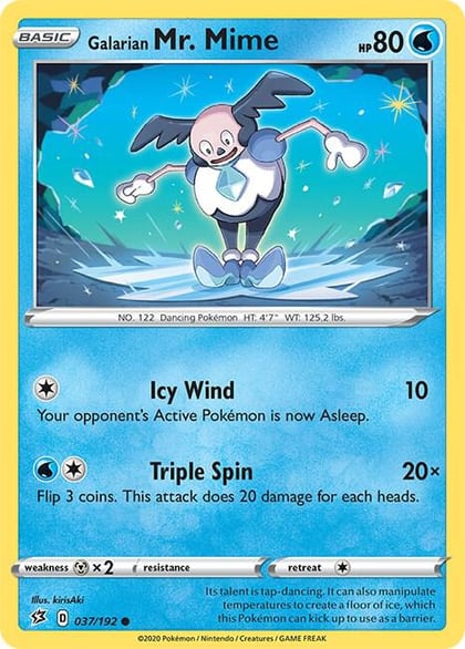 Galarian Mr. Mime, SWSH02: Rebel Clash 037/192