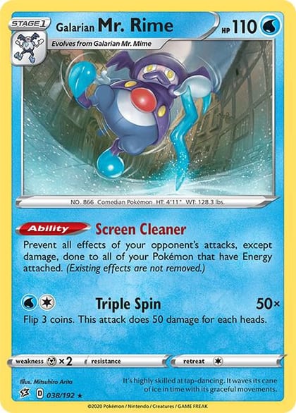 Galarian Mr. Rime, SWSH02: Rebel Clash 038/192