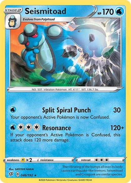Seismitoad, SWSH02: Rebel Clash 046/192