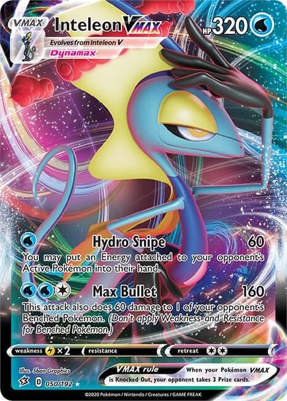 Inteleon VMAX, SWSH02: Rebel Clash 050/192