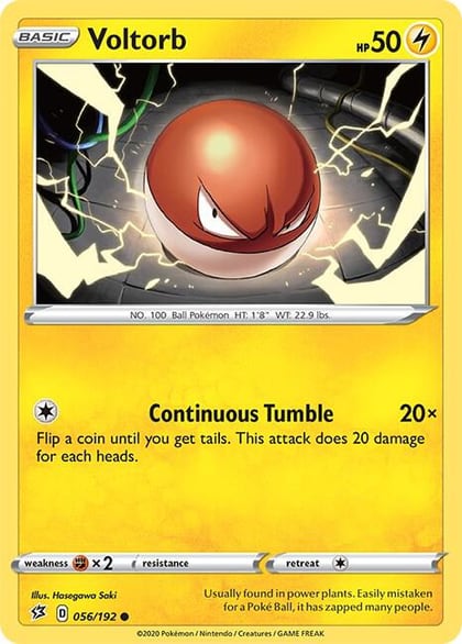 Voltorb, SWSH02: Rebel Clash 056/192