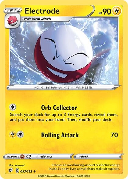 Electrode, SWSH02: Rebel Clash 057/192