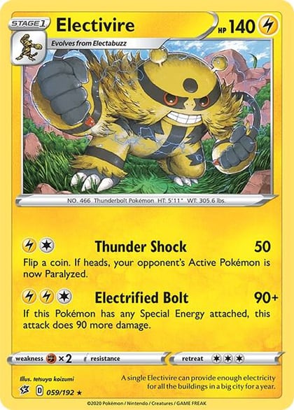 Electivire, SWSH02: Rebel Clash 059/192