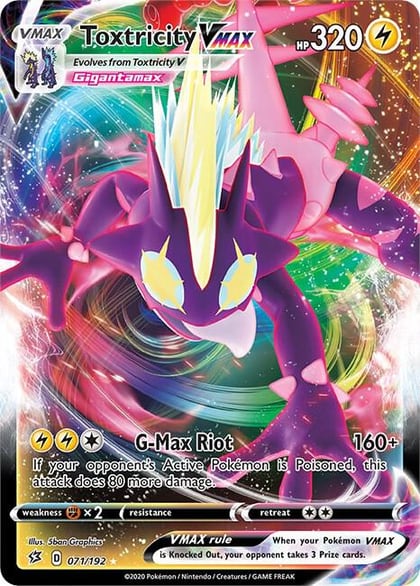 Toxtricity VMAX, SWSH02: Rebel Clash 071/192