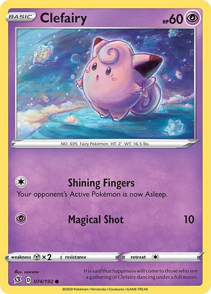 Clefairy, SWSH02: Rebel Clash 074/192