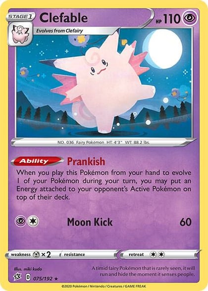 Clefable, SWSH02: Rebel Clash 075/192
