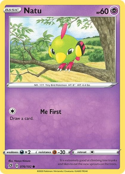 Natu, SWSH02: Rebel Clash 076/192