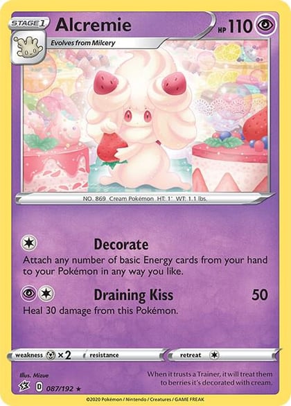 Alcremie, SWSH02: Rebel Clash 087/192