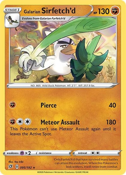 Galarian Sirfetch'd, SWSH02: Rebel Clash 095/192
