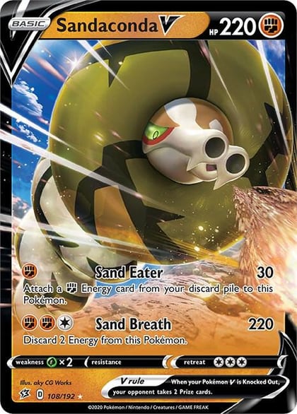 Sandaconda V, SWSH02: Rebel Clash 108/192
