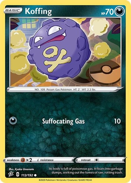 Koffing, SWSH02: Rebel Clash 112/192