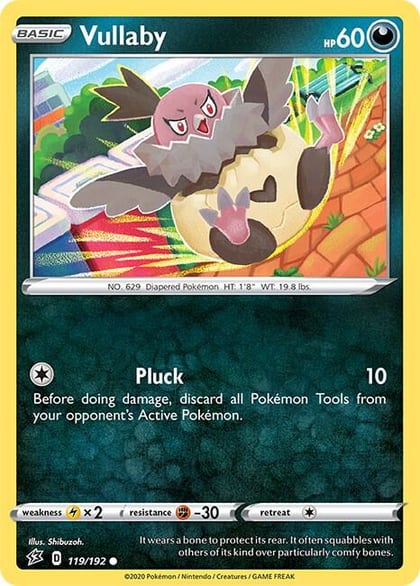 Vullaby, SWSH02: Rebel Clash 119/192