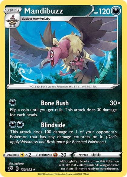 Mandibuzz, SWSH02: Rebel Clash 120/192