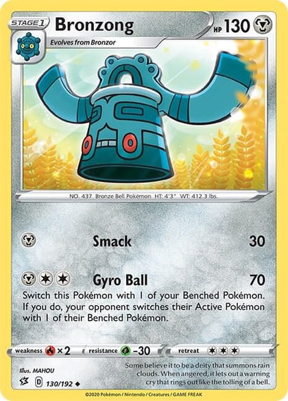 Bronzong, SWSH02: Rebel Clash 130/192
