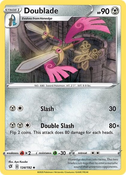 Doublade, SWSH02: Rebel Clash 134/192