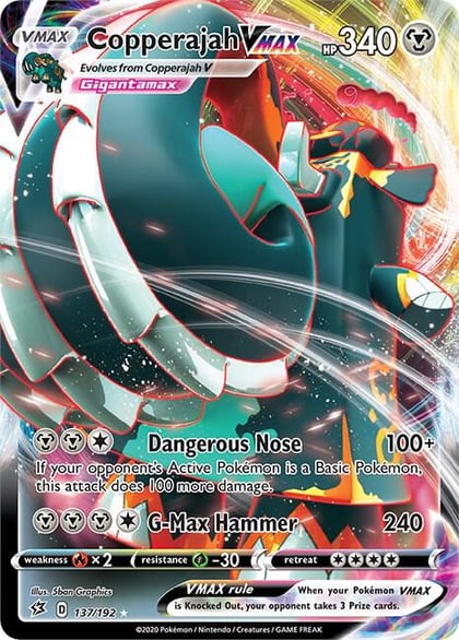 Copperajah VMAX, SWSH02: Rebel Clash 137/192