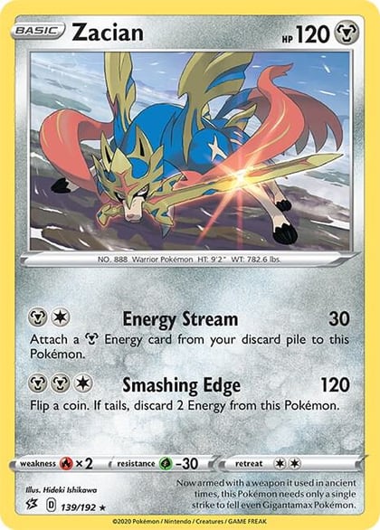Zacian, SWSH02: Rebel Clash 139/192
