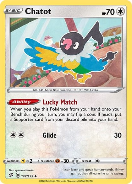 Chatot, SWSH02: Rebel Clash 142/192
