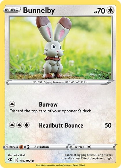 Bunnelby, SWSH02: Rebel Clash 146/192