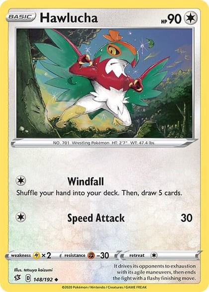 Hawlucha, SWSH02: Rebel Clash 148/192