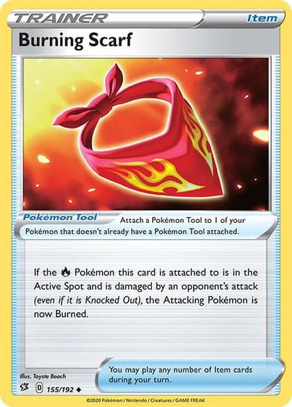 Burning Scarf, SWSH02: Rebel Clash 155/192